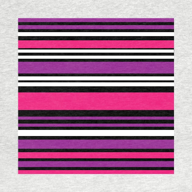 Purple & Pink Stripes by StripePatterns